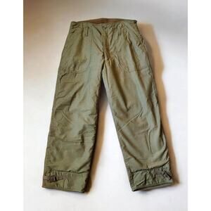 Vintage 1983 Military cold weather permeable trousers. Super warm!